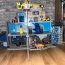 Xl wooden construction play garage Image 4