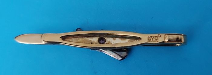 Mont Blanc Gold "nib" Tie Clip
