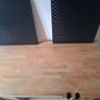 solid birch wooden desk with peg board Image 4