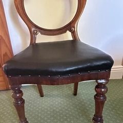 Victorian-Style Balloon-Back Chair x 4 with/without dining table