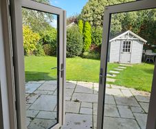 White triple glaze uPVC French doors - excellent condition