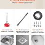 500W Electric Drain Cleaning Machine with 25.4m Cable and 8 Cutters for 50 to 110mm Pipes Image 5