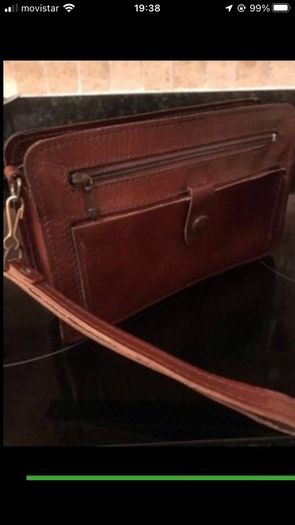 Leather Wrist Bag