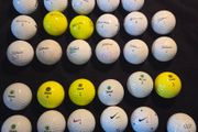 34 taylormade, Titleist, seed and Nike balls