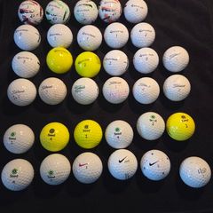 34 taylormade, Titleist, seed and Nike balls