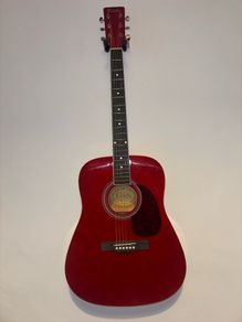 Koda Acoustic Guitar Red - Like New + Gig Bag