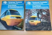 British Rail - National Passenger Timetable x 2 - 1977, 1978, 1979, 1980