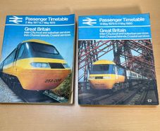British Rail - National Passenger Timetable x 2 - 1977, 1978, 1979, 1980