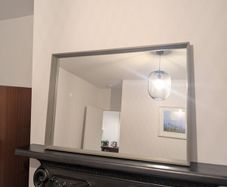 Comet Mirror Oak W740 x D65 x H1045mm