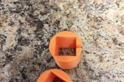 Preston Innovations Compatible Offbox Adapters - 19mm Square (Orange)