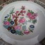 Arklow pottery, Famel Rose , Pair saucers for eggcups Image 5