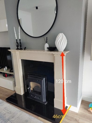 Complete fireplace