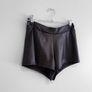 New Boohoo Winona Wet Look Knicker Shorts Image 2