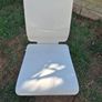 6 IKEA White Gilbert Dining Chairs for sale Image 4