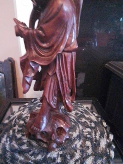 Hand Carved Asian Gentlemen