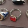 Lot of 24 Antique Rings  Mixed Brass Damaged Antique Style Ring Collection Image 9