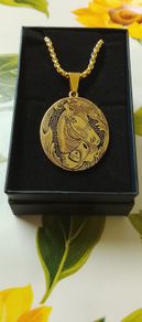 Equestrian Precision cut pendant