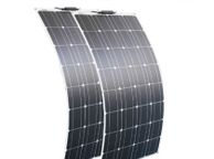 main image for ad 2pcss 100w 12v portable Solar Panel Flexible 16V 800W plate CELLS Monocrystalline silicon