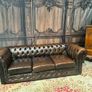 3+1+1 brown chesterfield Image 2