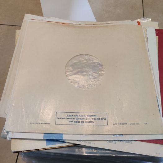 LP record vinyl sleeves and inners