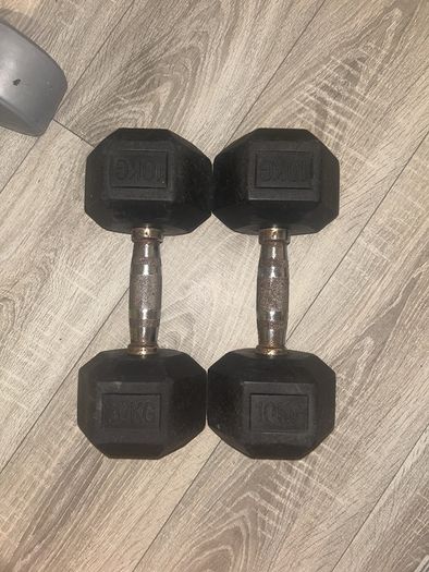 10kg dumbbells