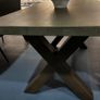 Solid Oak Dining Table 180cm, Ex display Like New Image 5