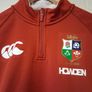 British and Irish Lions Touchline Top. Official Canterbury Lions Quarter Zip Youth Age 14 Years Top. Collect In Dublin Or Receive Via Post. Image 3