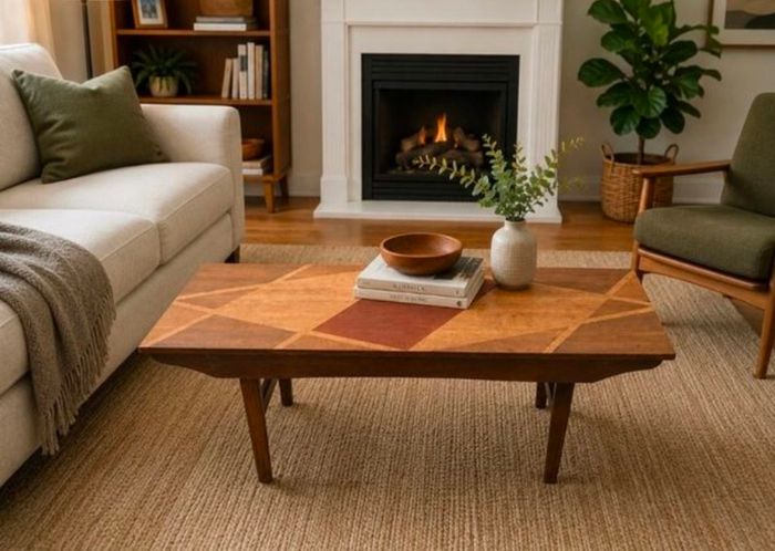 Mid century coffee table