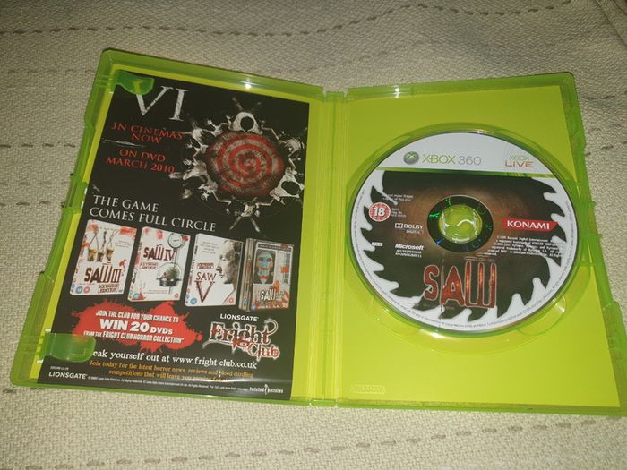 SAW Top Xbox 360 Game For Sale Here