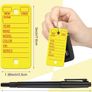 50pcs Heavy-Duty Key Tags with Rings & Marker Image 2