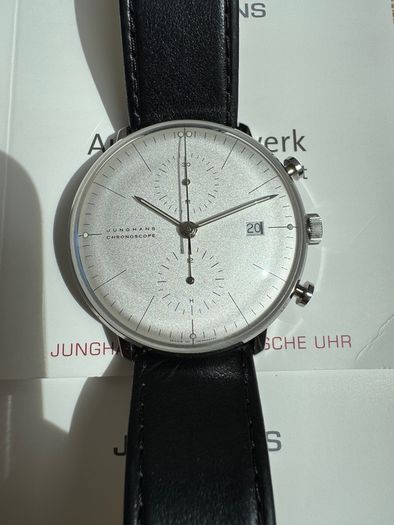 Junghans Max Bill Chronoscope Chronograph Watch