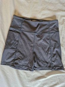 Charcoal grey gym shorts