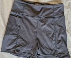 Charcoal grey gym shorts