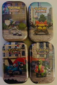 Pokemon 4 Lumiose City Mini Tins NEW