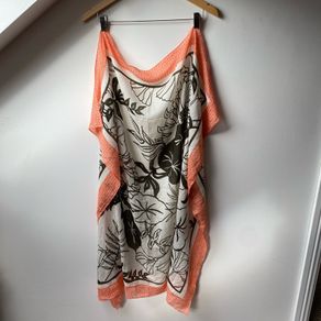Marc O'Polo Oversized Floral Scarf Wrap & Kaftan Beach Cover-Up