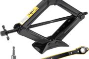 Scissor Jack is 2tons Labor-saving Design, Thickened Steel Plate. It Can Be Used With Electric Drill, Suitable for Cars and Sports Utility Vehicles (FREE POSTAGE)