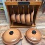Le Creuset new vintage Cast Iron Saucepan set Image 8