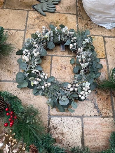 Christmas decor & candelabras