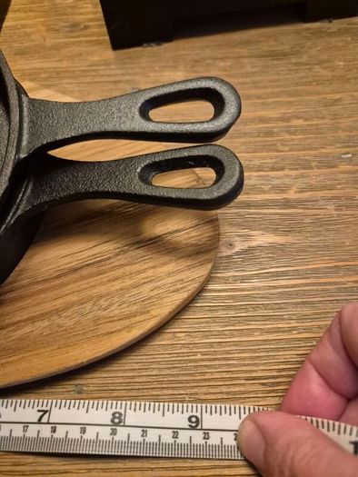 Cast Iron Mini Skillet Set with Wooden Serving Boards (Set of 4)