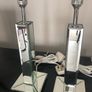 2 x Mirrored Lamp Stands Image 2