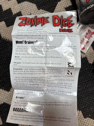 zombie dice deluxe