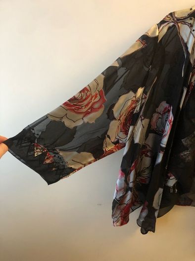 Dressy chiffon cardigan (size 24)