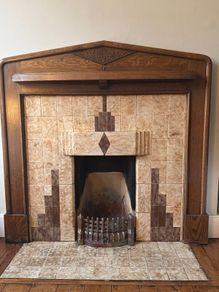Art Deco 1930s Fireplace
