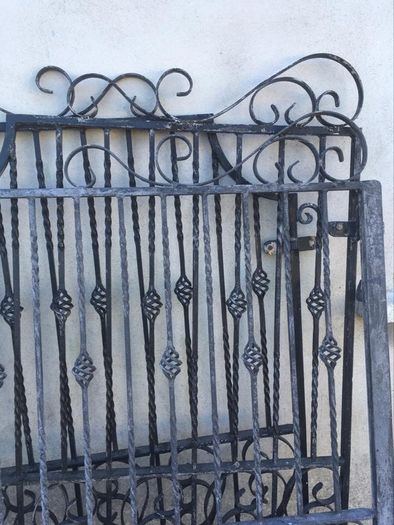 Solid Wrought Iron original gates
