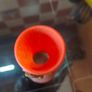 Franz Caffrey Rare Handcrafted Art Nouveau Bud Vase with Copper Snake or Flower Design Image 2