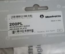 manfrotto quick release plate