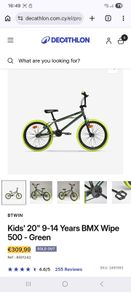BMX with front and rear pegs