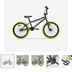 BMX with front and rear pegs