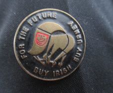 Rare Early  Buy Irish Buy Urney Badge