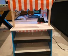Child's wooden shop and theatre - price drop
